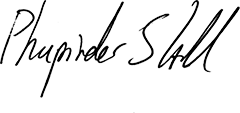 Phupinder S. Gill signature